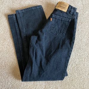 Vintage black straight leg Levi’s style 634